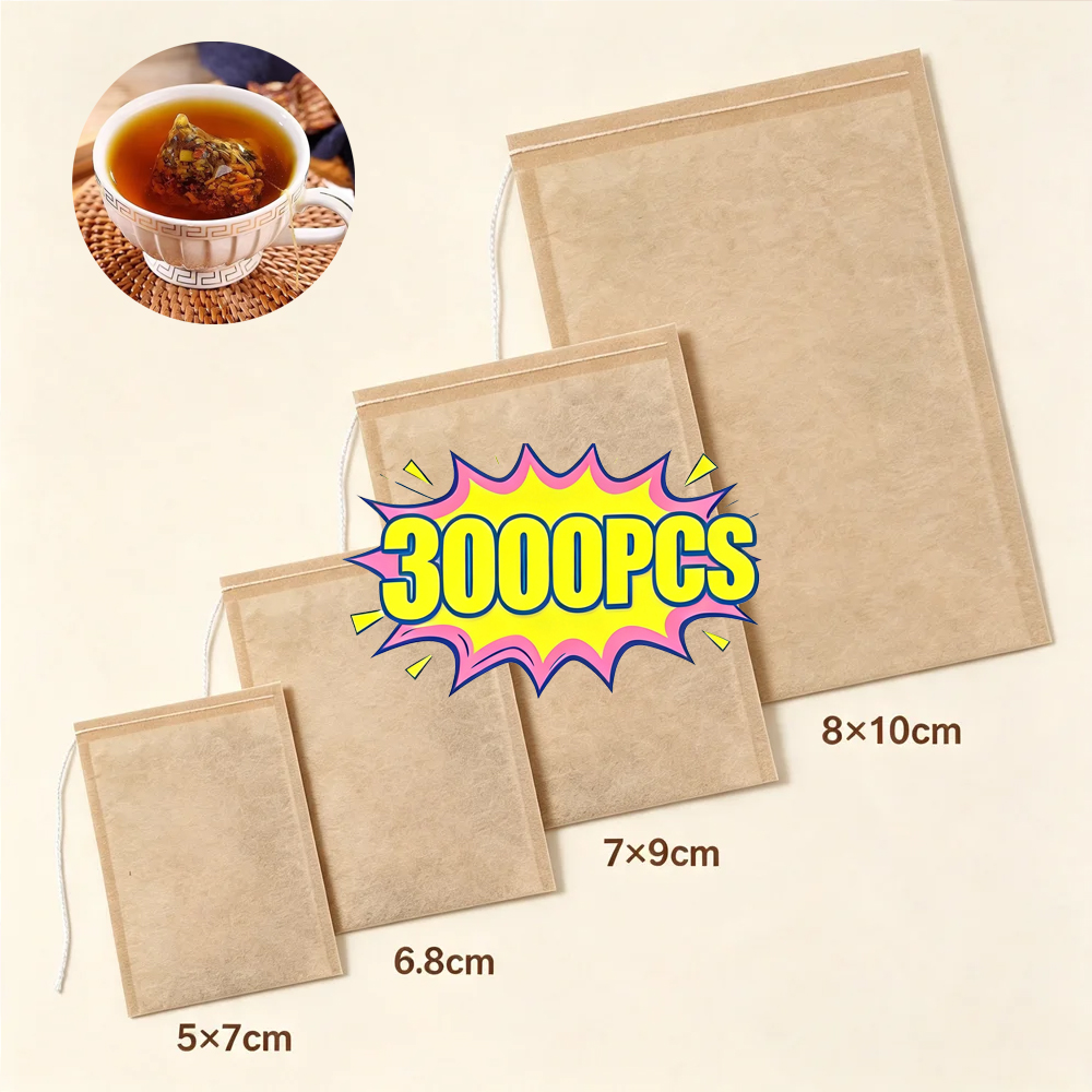 Herbal Wellness Products - 100/3000Pcs Disposable Tea Filter Bags Loose