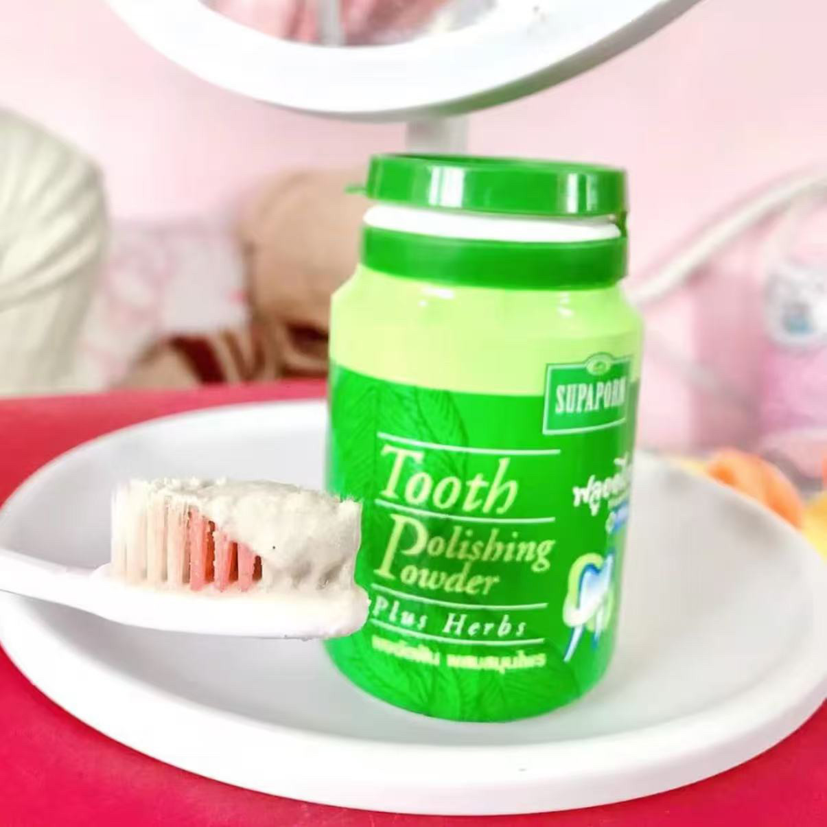 Thai SUPAPORN Herbal Tooth Pow - đánh giá và giá Herbal Wellness Products