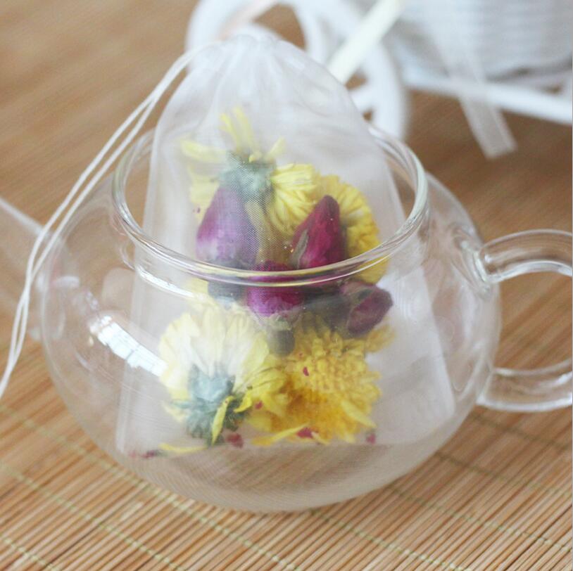 50pcs/lot Empty Tea Bag Nylon  - đánh giá và giá Herbal Wellness Products