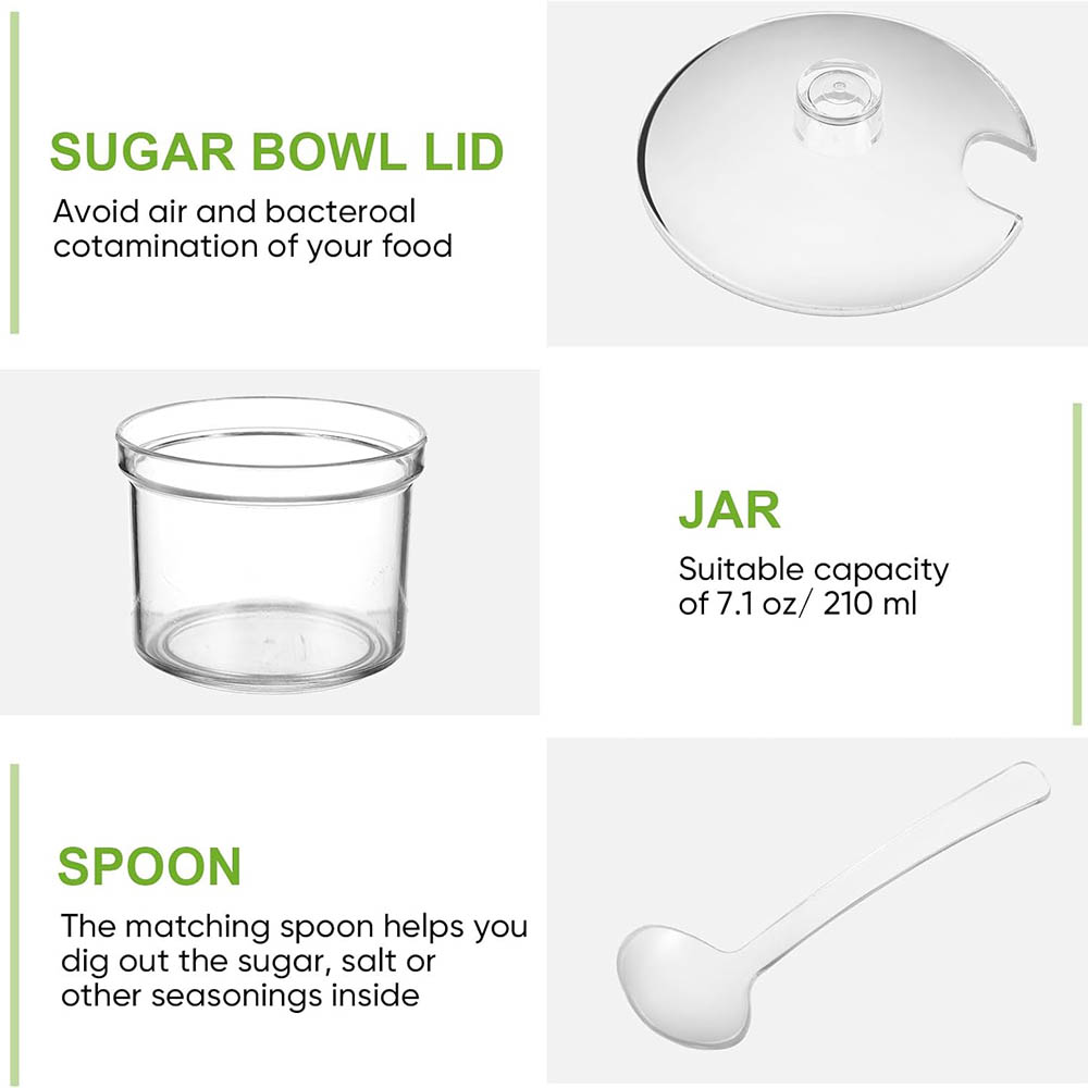 Acrylic Sugar Containers/Clear - đánh giá và giá Herbal Wellness Products